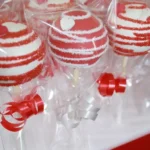 Decorated with glitter swirls + added edible heart